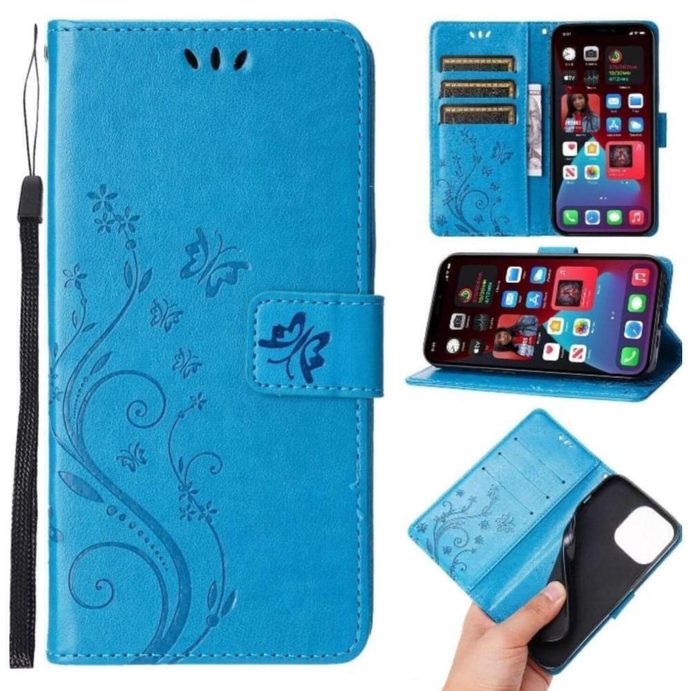 3-in-1 Phone Case In Blue For iPhone 14 Pro
